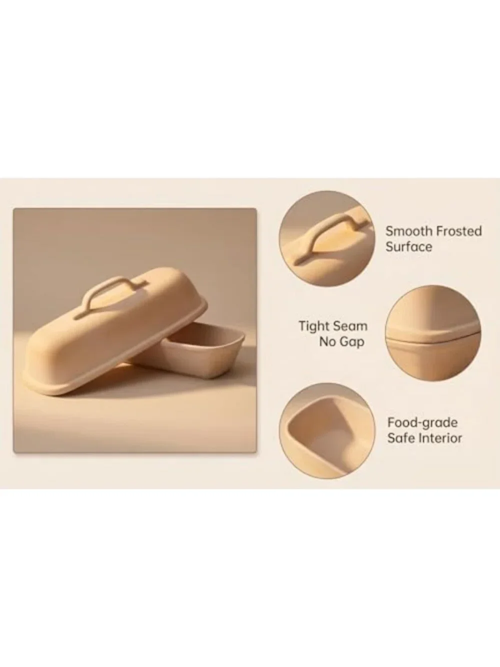 Square Unglazed Stoneware Baker for Italian Bread - Crusty Crust & Light Crumb